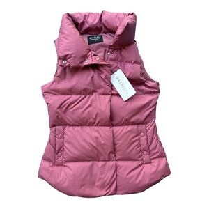 Athleta Downtown Vest Down Filled Women’s Size Small Rose Color